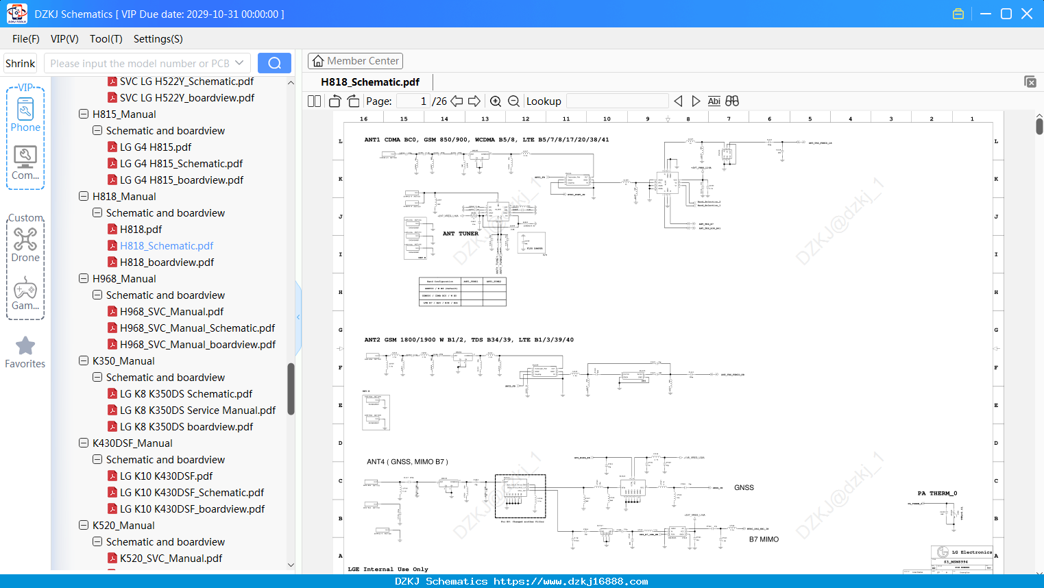 LG H818_Schematic